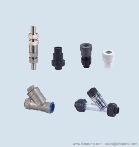 metering pump valves and fitters